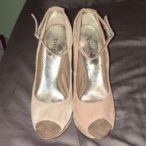 Bebe 5” buds Ankle Strap Heels